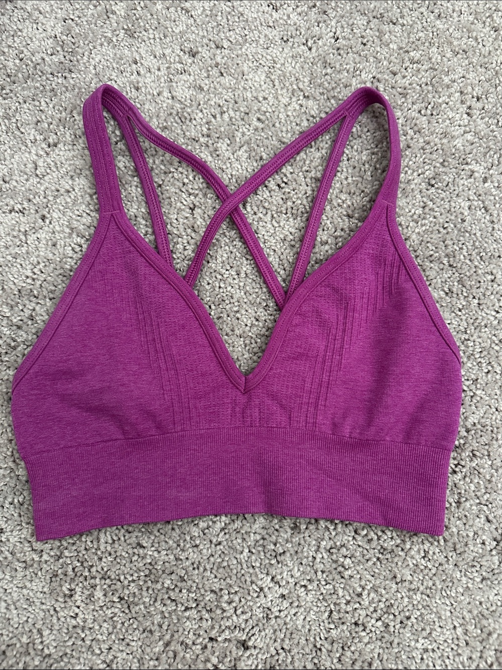 lululemon Seamlessly Plunge Strappy Back Sports Bra